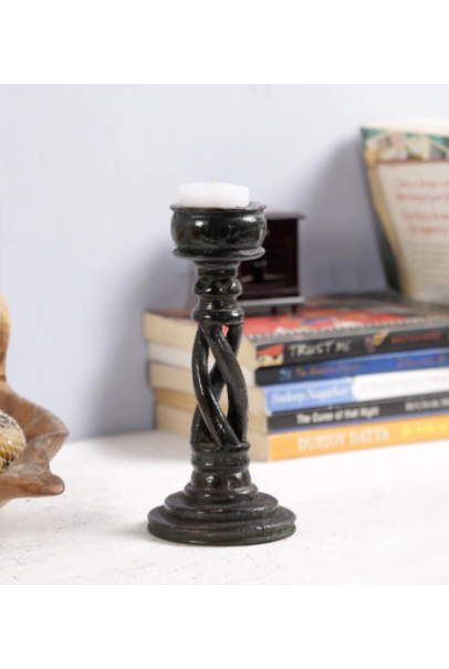 MINI SPIRAL CANDLESTAND(BROWN)